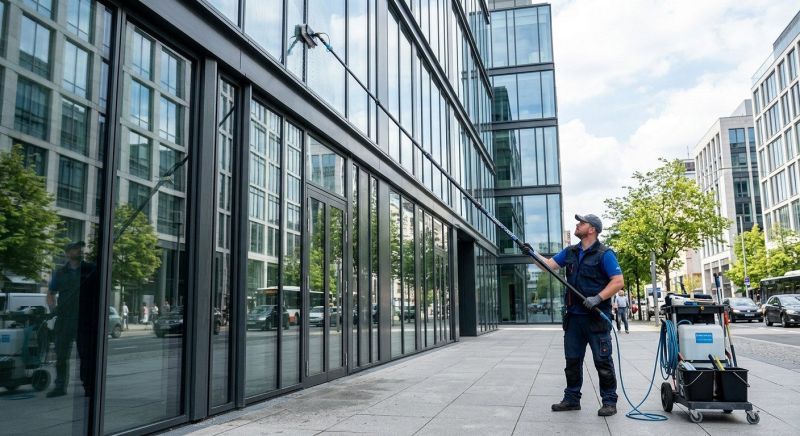 Strip Mall Window Cleaning in Denver County, CO